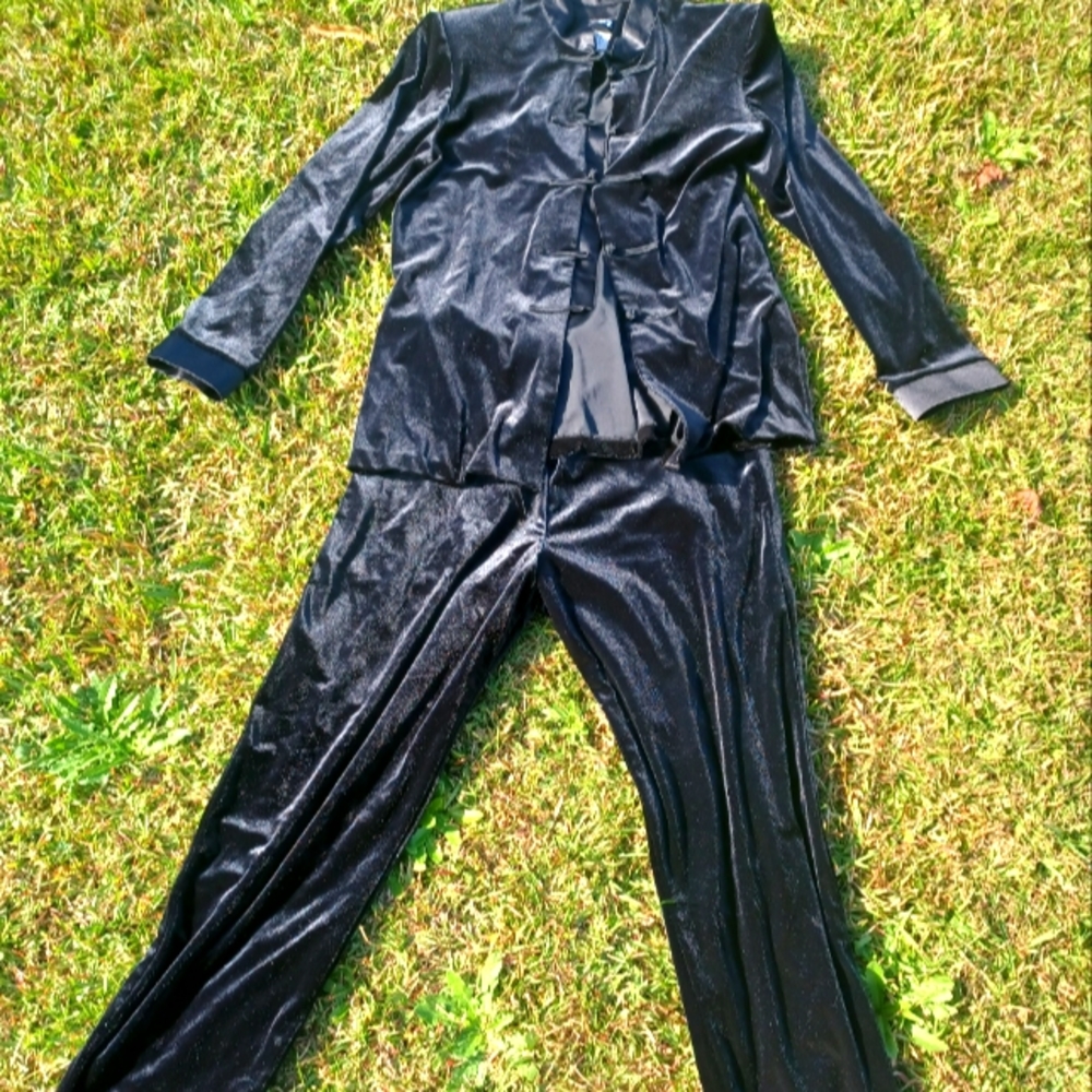 Whirlaway frocks vintage velvet 2pc set